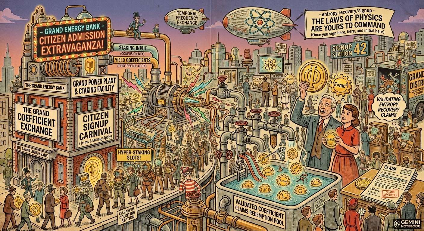 The coin held high over the carnival of confusion &mdash; the media kit's press banner